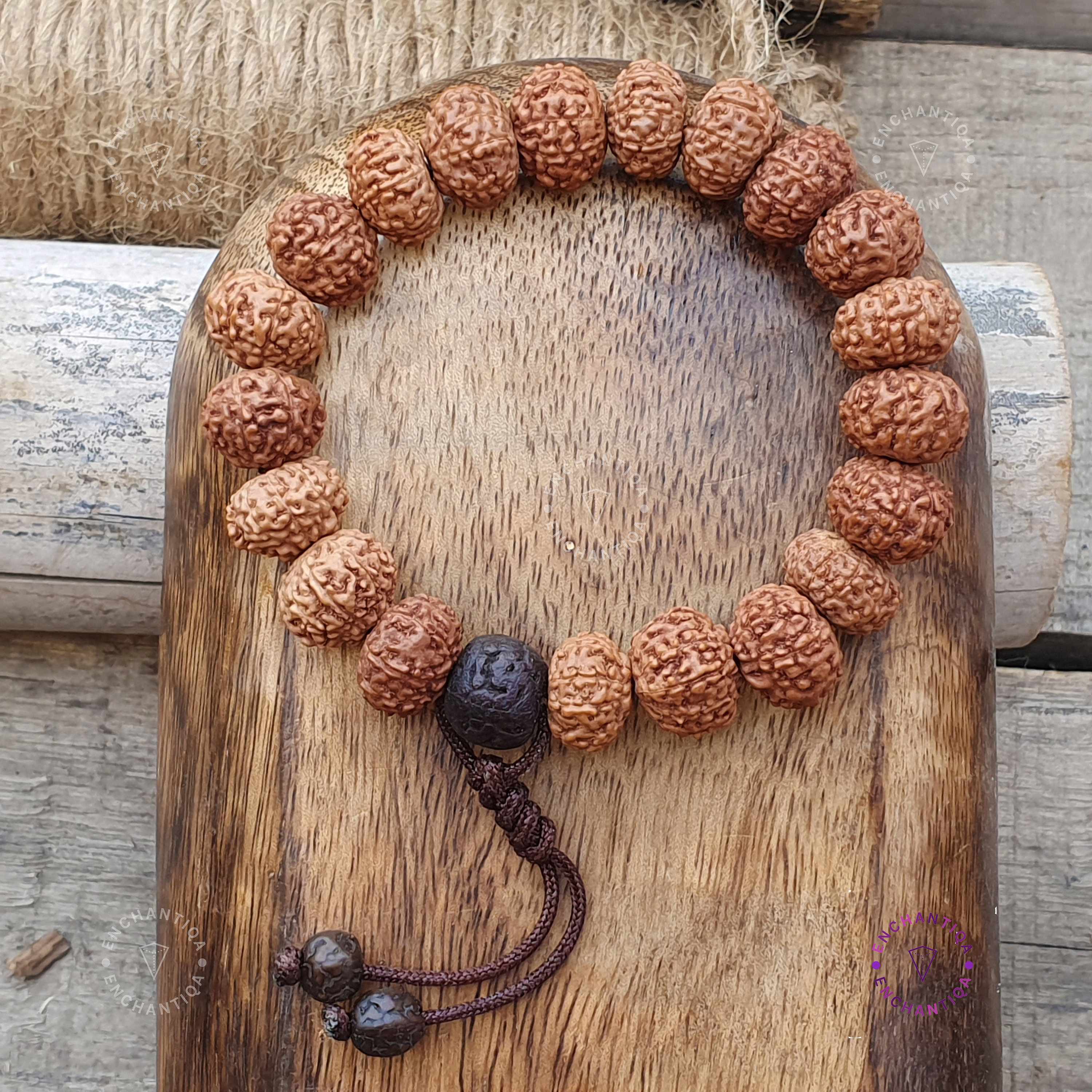 No-2 ルドラクシャブレスレット1ムキ〜10ムキ& 8ムキガネーシャ