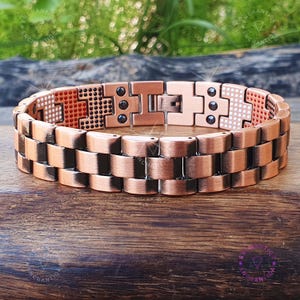 Therapeutic Copper Magnetic Bracelet: 4-in-1 Bio Energy Healing