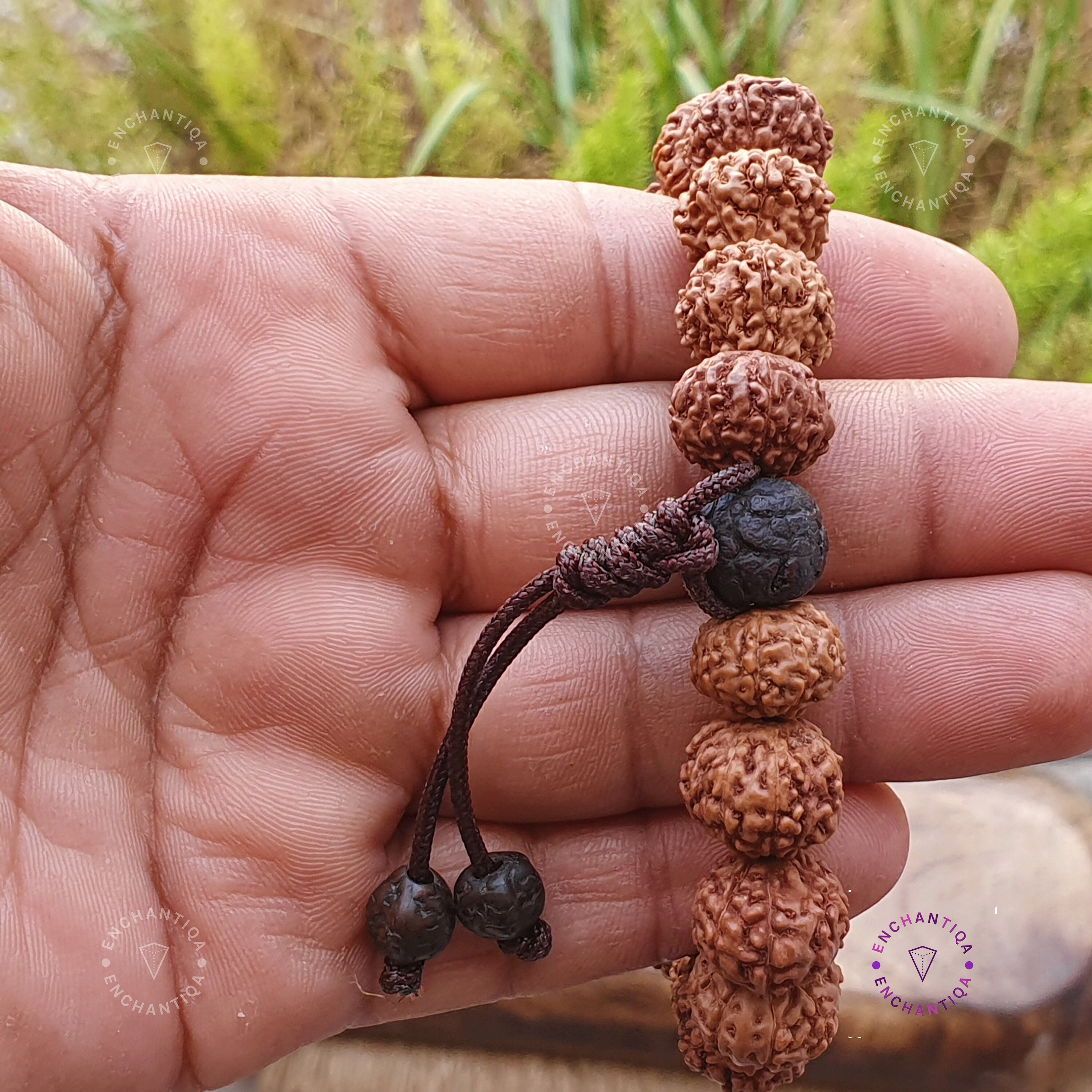 10 ムキ ルドラクシャ ブレスレット: ジャワシード、瞑想マラ - Etsy 日本