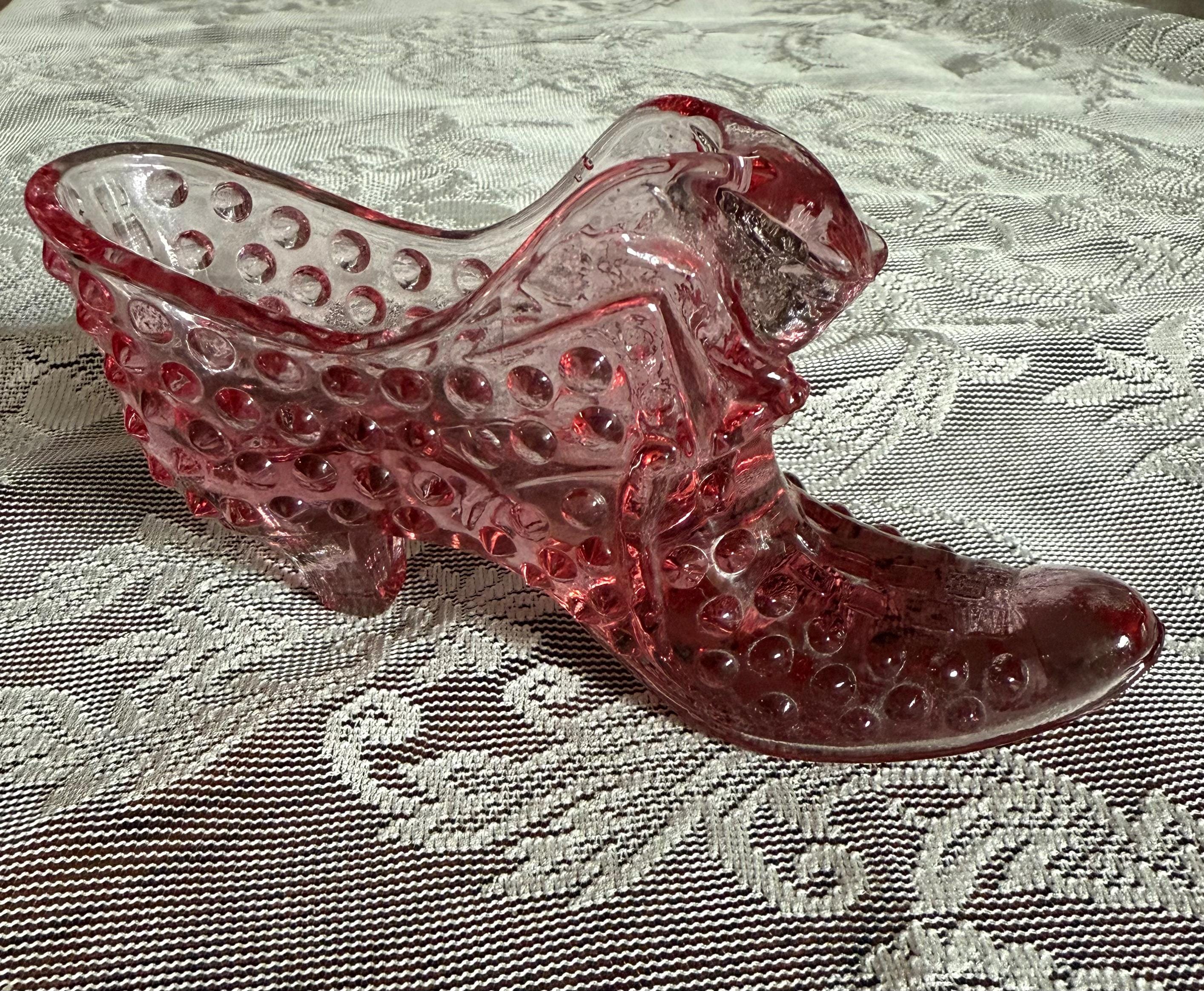 1950代製 FENTON フェントン キャットシューズ 靴 ホブネイル 2つ Fenton Glass Shoe Cat - Etsy