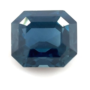 AAAA Quality 1.30 CT loose Emerald Cut Teal Sapphire, engagement ring gemstone, loose gemstone, Green Blue sapphire, Untreated