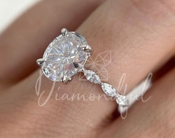 4.30 Carat Oval Cut CVD Hpht Diamond Engagement Ring 4.30 Carat Oval Cut CVD Hpht Diamond Engagement Ring