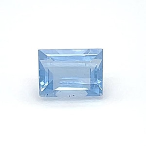 3.11 ct loose Baguette Cut Blue santamaria aquamarine engagement ring gemstone