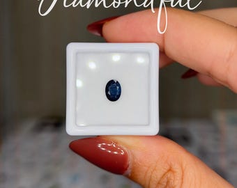 Natural Blue Sapphire 1.20 CT Oval Cut Loose Gemstone, Natural Sapphire for Fine Jewelry
