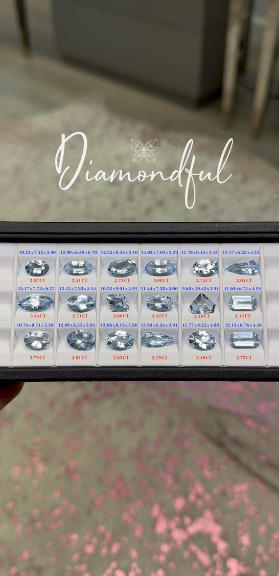 Aqua Marine, Santa Maria Sheild, Diamond, Emerald, Moval, Marquies, Lozenge, Oval, Fancy exotic shapes you will never see