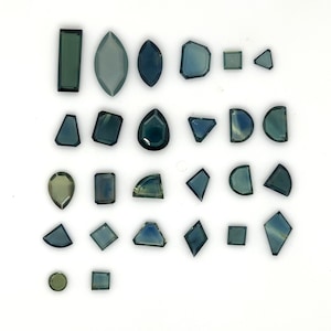 Australian portrait Unheated Sapphire lot, Salt and pepper Sapphire, Green Sapphire, Parti Bi color Sapphire, Teal Sapphire
