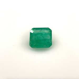 AA 0.69 CT loose Rectangle Emerald  Cut Green Emerald engagement ring gemstone