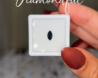 Natural Blue Sapphire 0.59 CT Marquise Cut Loose Gemstone, Natural Sapphire for Fine Jewelry