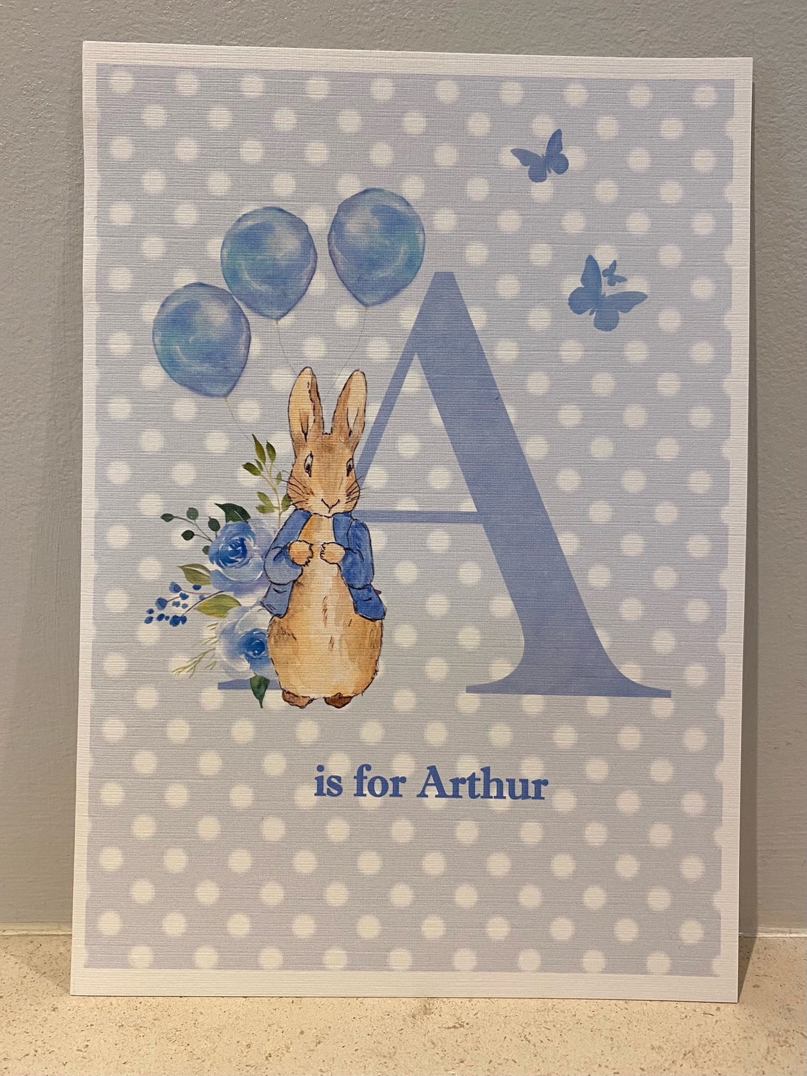 Flopsy Rabbit Nursery Print Wall Art Decor. Children's - Etsy