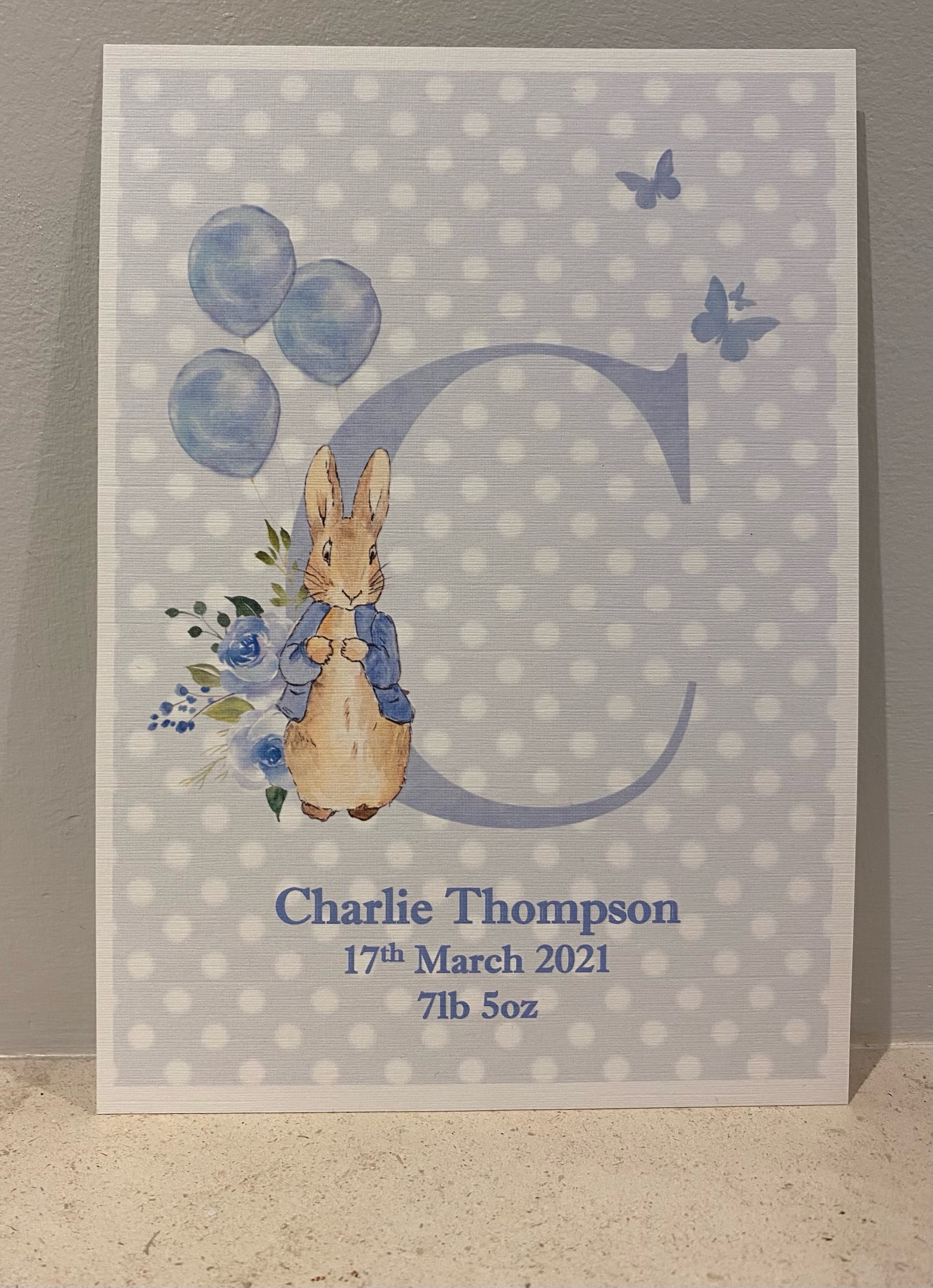 Flopsy Rabbit Nursery Print Wall Art Decor. Children's - Etsy New Zealand