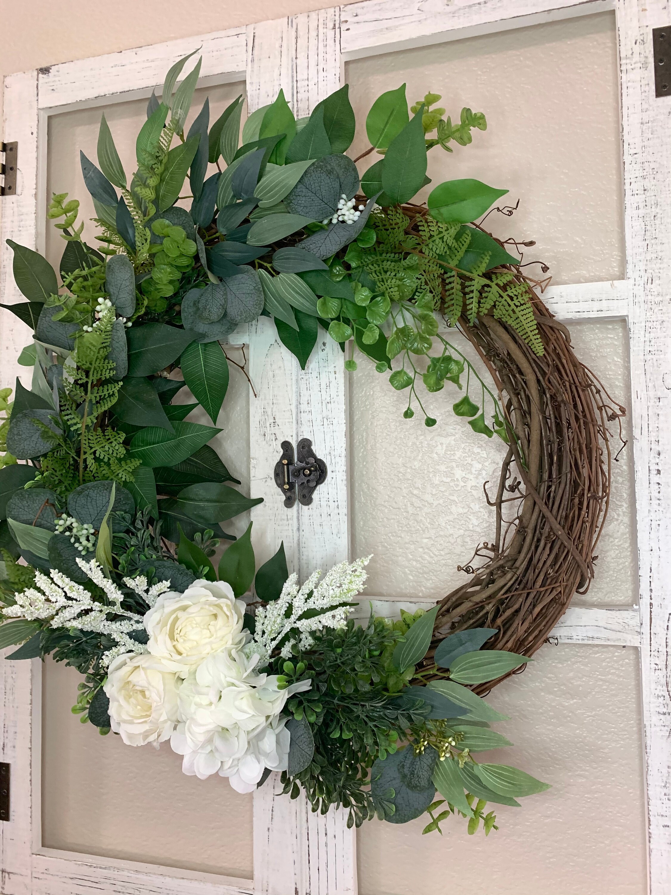 Weinkräne Kranz Kranz für Haustür Sommerkranz Bauernhaus | Etsy