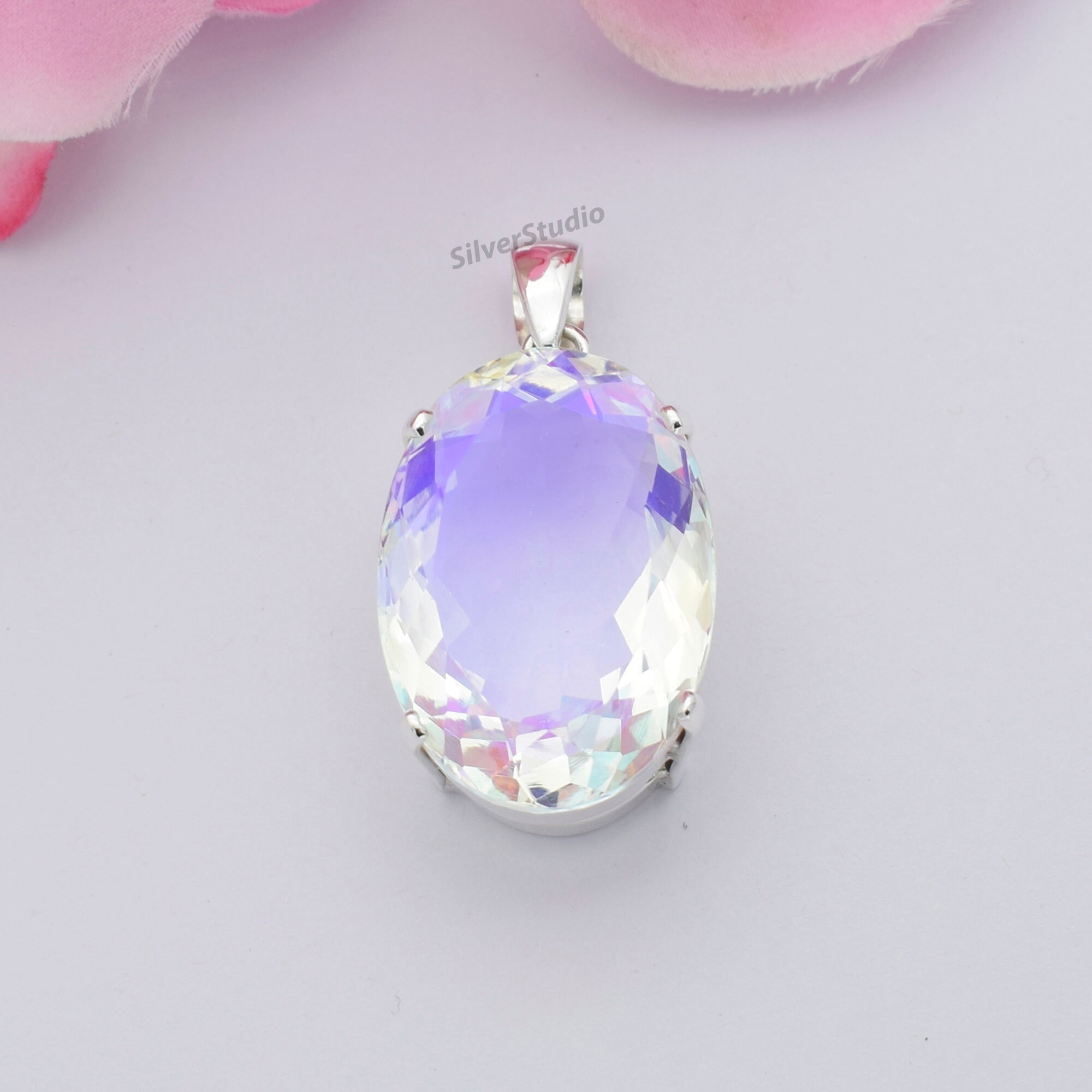 angel aura quartz pendant angel aura quartz pendant
