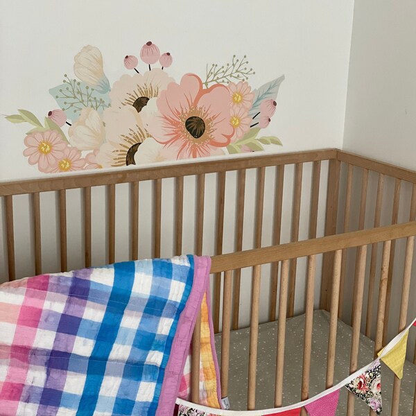 Floral Wall Decal Etsy Australia