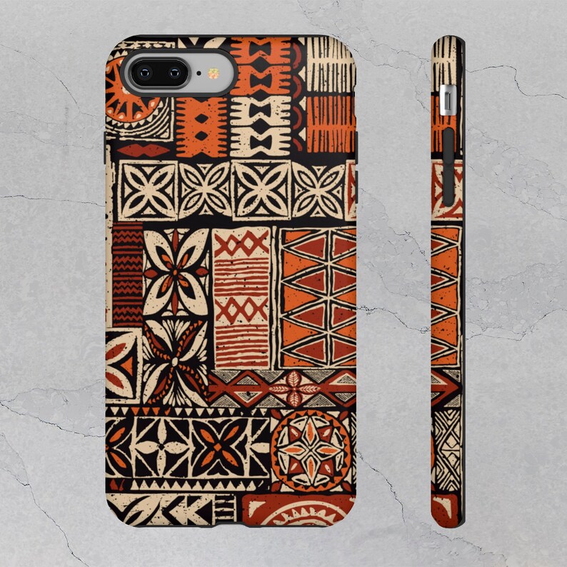 Ethnic iPhone Tough Case Dual Layer Premium Case African iPhone Case 8XXR1112ProMaxPlus GlossyMatte Traditional Phone Covers