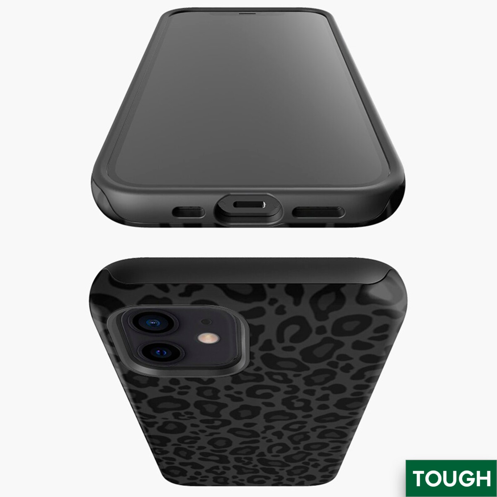 Black Leopard Phone Case for iPhone 8/X/XR/11/12/Pro/Max/Plus Etsy