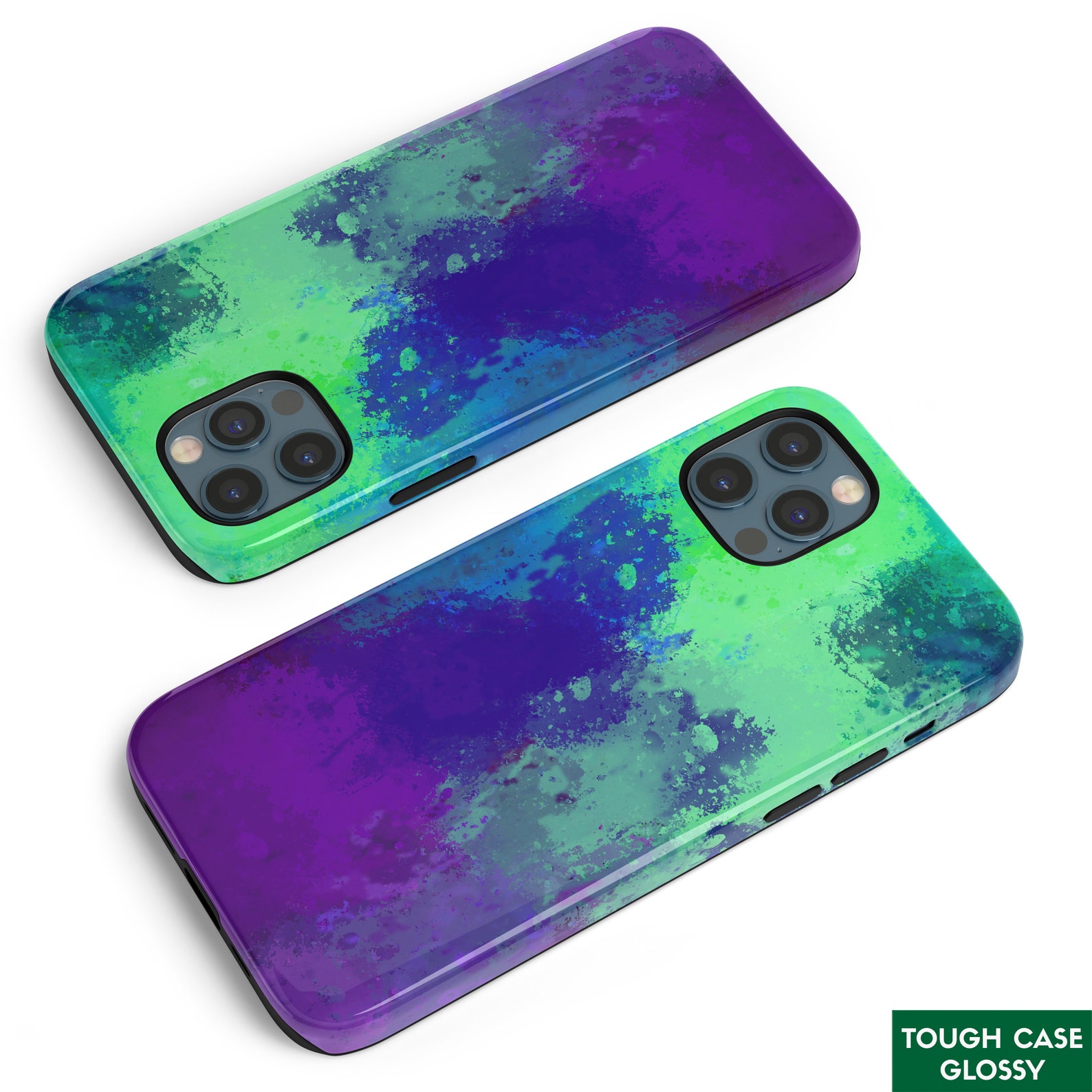 Neon Green iPhone Case 8/X/Xs/XR/11/12/13/Pro/Max/Plus Dual Etsy