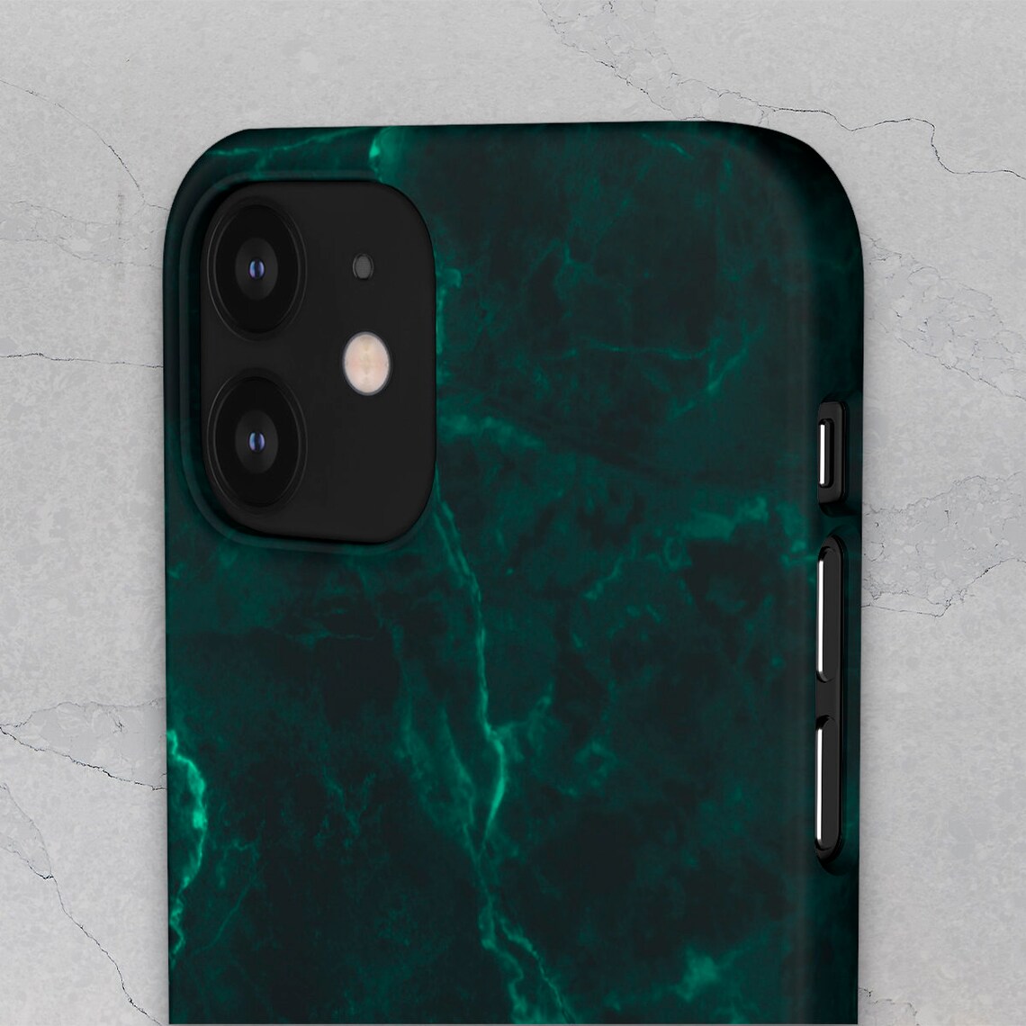 Dark Green iPhone Case 8/X/XR/11/12/Pro/Max Dual Layer Premium Etsy
