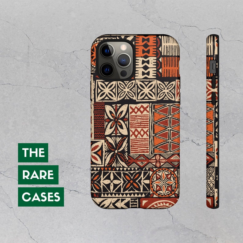 Ethnic iPhone Tough Case Dual Layer Premium Case African iPhone Case 8XXR1112ProMaxPlus GlossyMatte Traditional Phone Covers