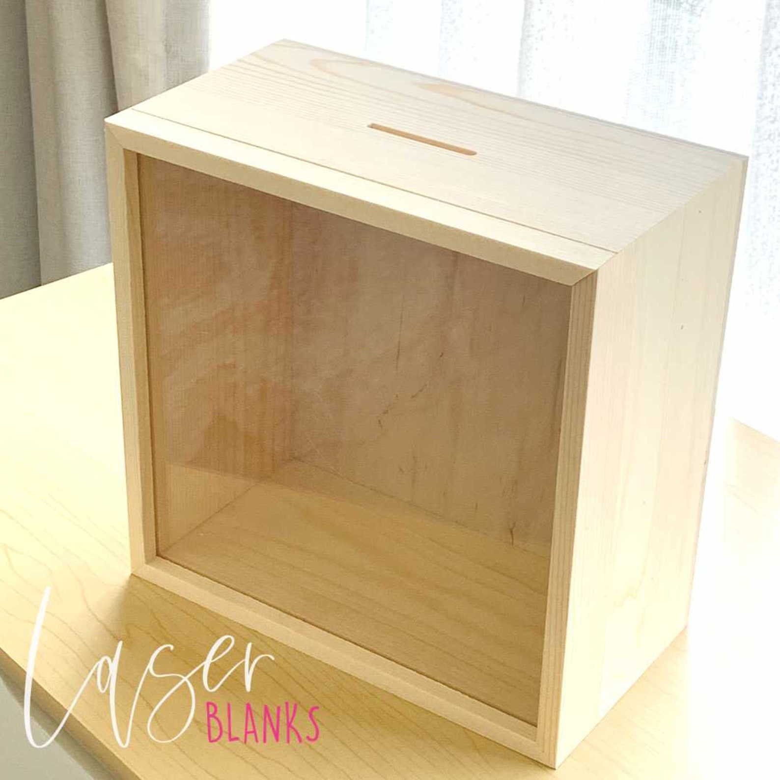Timber Money Box Blank Money Box Etsy