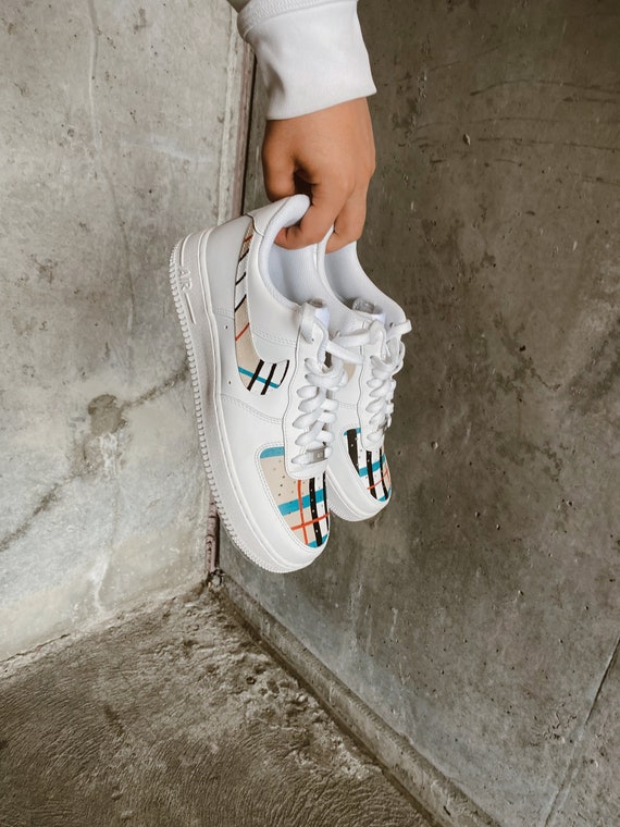 air force 1s plaid