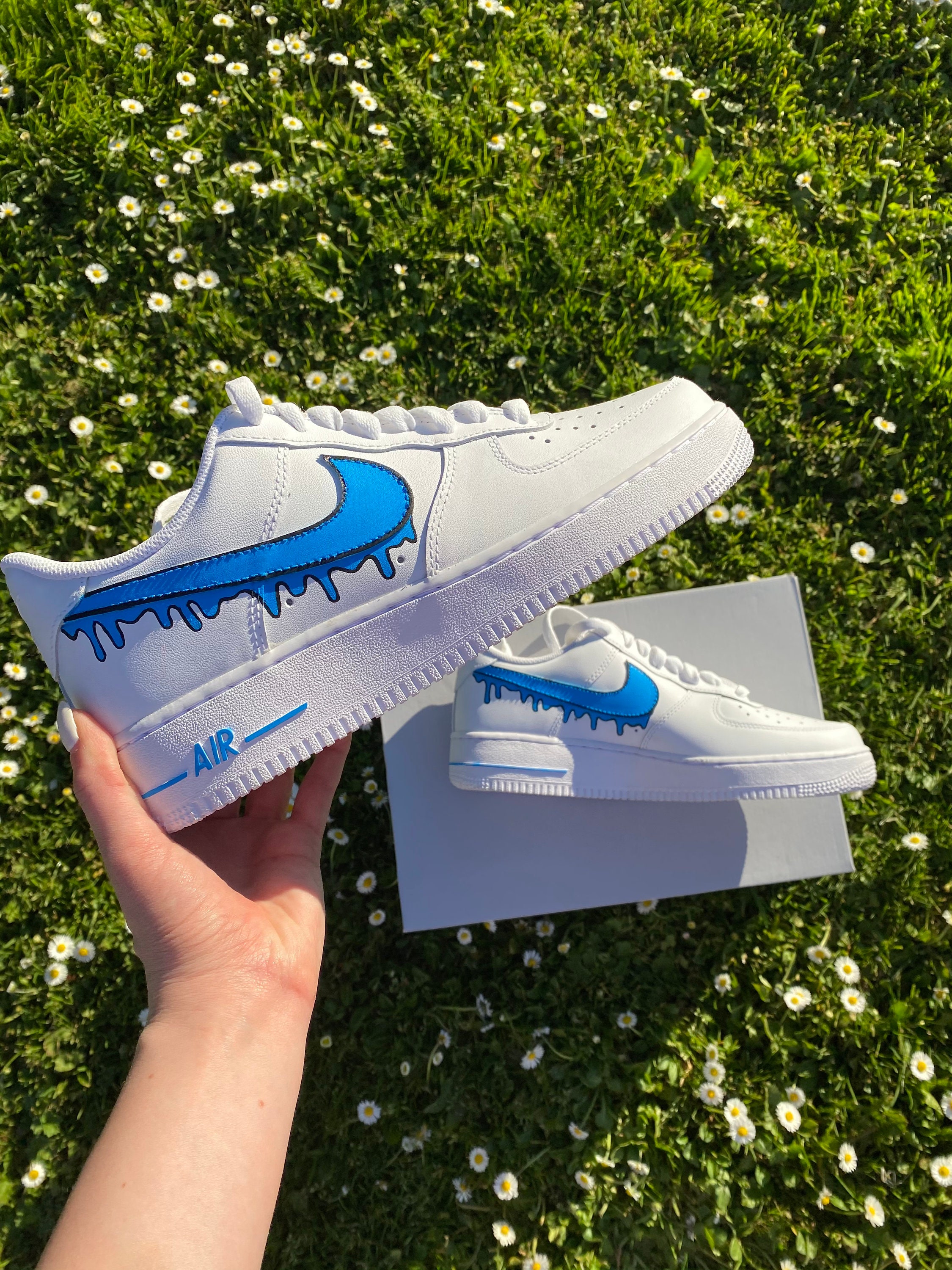 Custom Air Force 1s Drip Colorful - Etsy