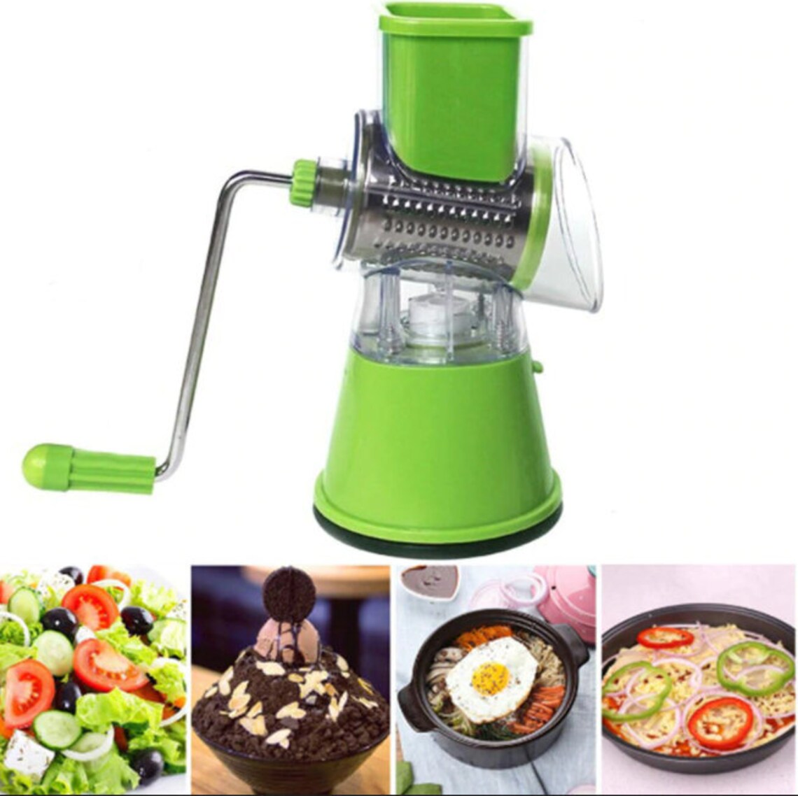 Multifunction rotary grater vegetable shredded potato machine Etsy