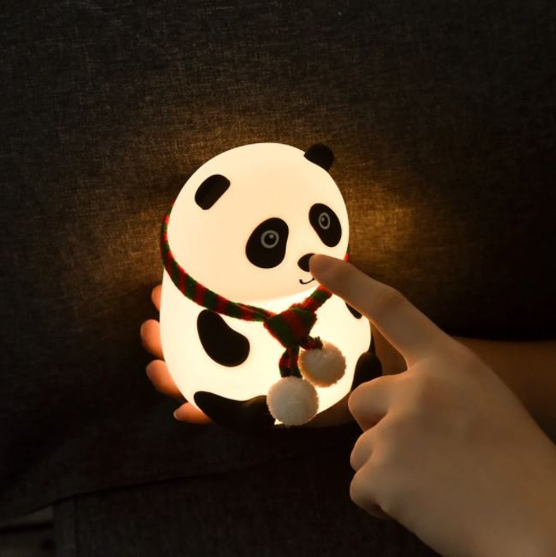 Panda Light USB Rechargeable LED Night Light Touch Sensor Etsy