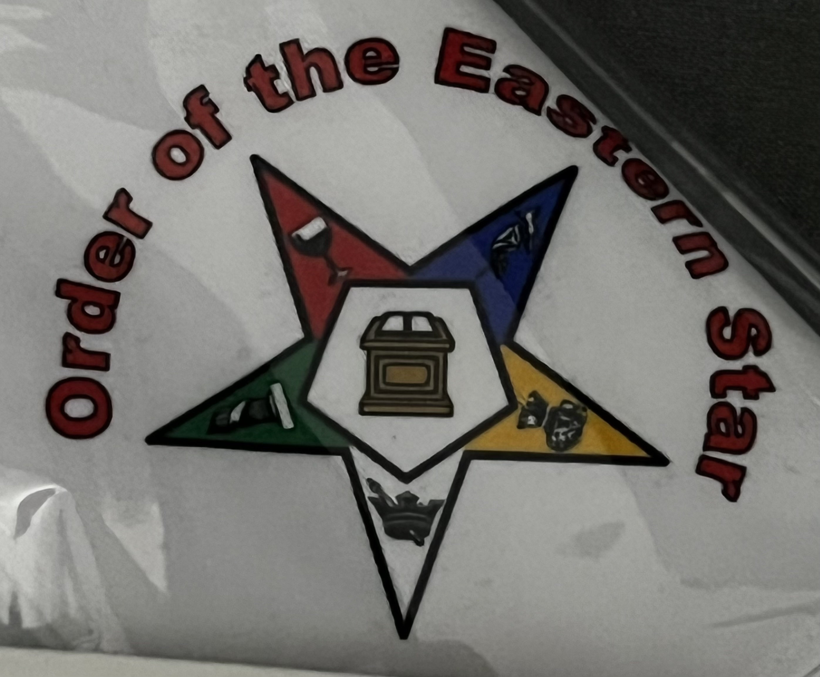 Personalized Order of Eastern Star Oes Logo Handkerchiefs Etsy