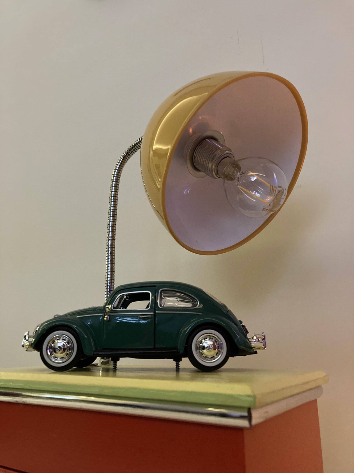 1966 Volkswagen Beetle Car Desk Lamp Automotive Furniture Etsy