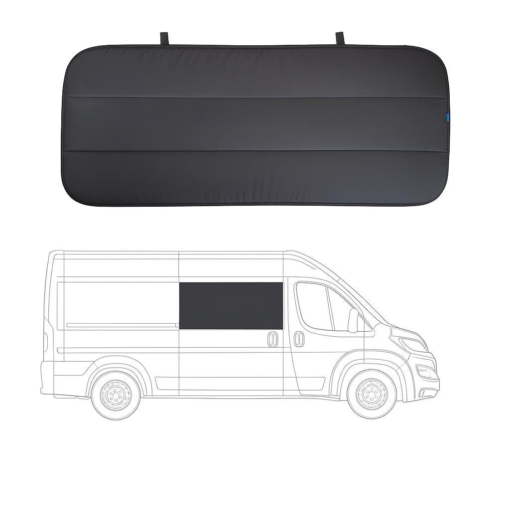 Insektennetz Moskitonetze Ersatz für FIAT Ducato/Peugeot Boxer/Citroen Relay 2006-2024 (X250/X290 H2/H3/L2L3L4), Auto Insektenschutz Netting Mit Sichtschutztuch für Outdoor-Camping (Hintertür