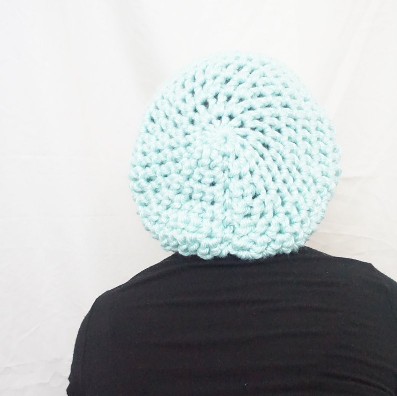 Handmade oversized hat Pastel handmade hat Pastel oversized hat Crochet hat Pastel hat Pastel Blue Crochet Slouchy Hat