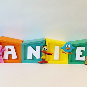 cube letters POCOYO