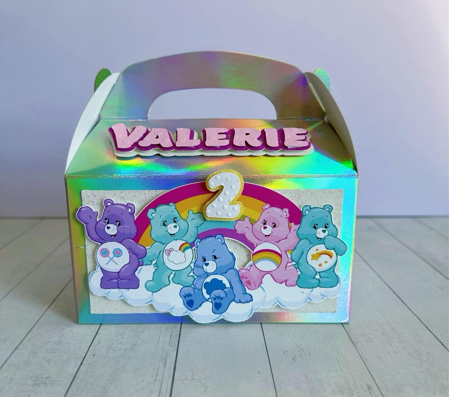 Care Bears Treat Box, Care Bears Party Favor, Care Bears Party Supplies, Care  Bears Party Decorations, Care Bears Candy Box, Care Bears Bag 