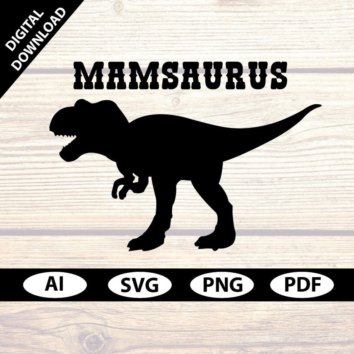 Mamasaurus Svg Mother's Day Svg Mom Svg Dino Svg | Etsy