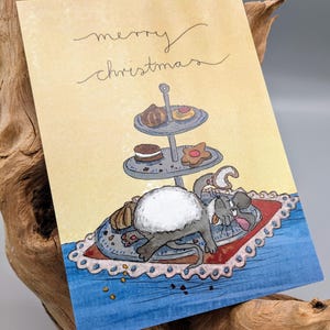 Cartolina di Natale Biglietto d'auguri "Heavy Christmas" con busta
