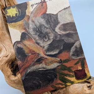 Carte postale de Noël "Image de la Paix" carte de voeux avec enveloppe