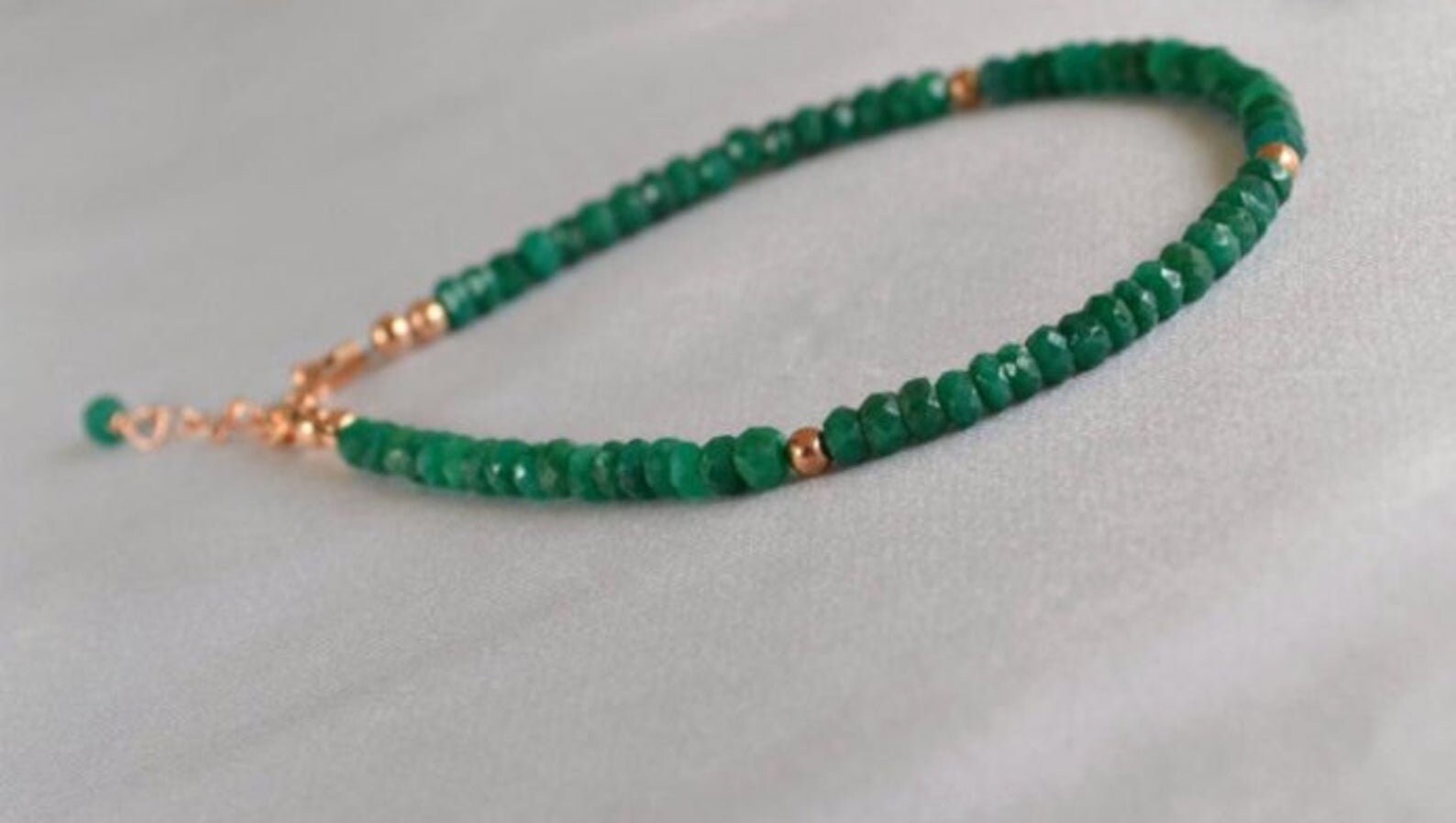 Emerald Bracelet Gemstone Bracelet Silver 925 Sterling | Etsy