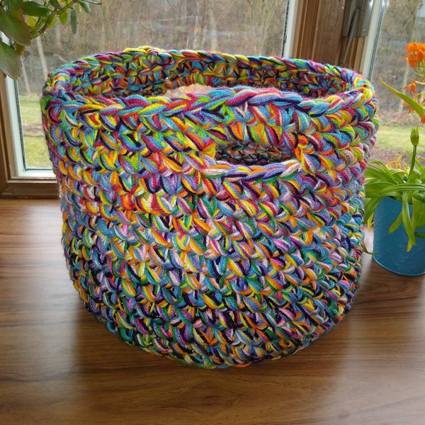 Yarn Basket Crochet PATTERN