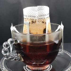 Organic 14 Mushroom Coffee - Kona Extra Fancy Coffee Blend - Single Serve Drip Coffee - 5 and 30 Drip Coffee Bags