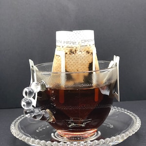 Organic 14 Mushroom Coffee - Amaretto Coffee Blend - Single Serve Drip Coffee - 5 and 30 Drip Coffee Bags