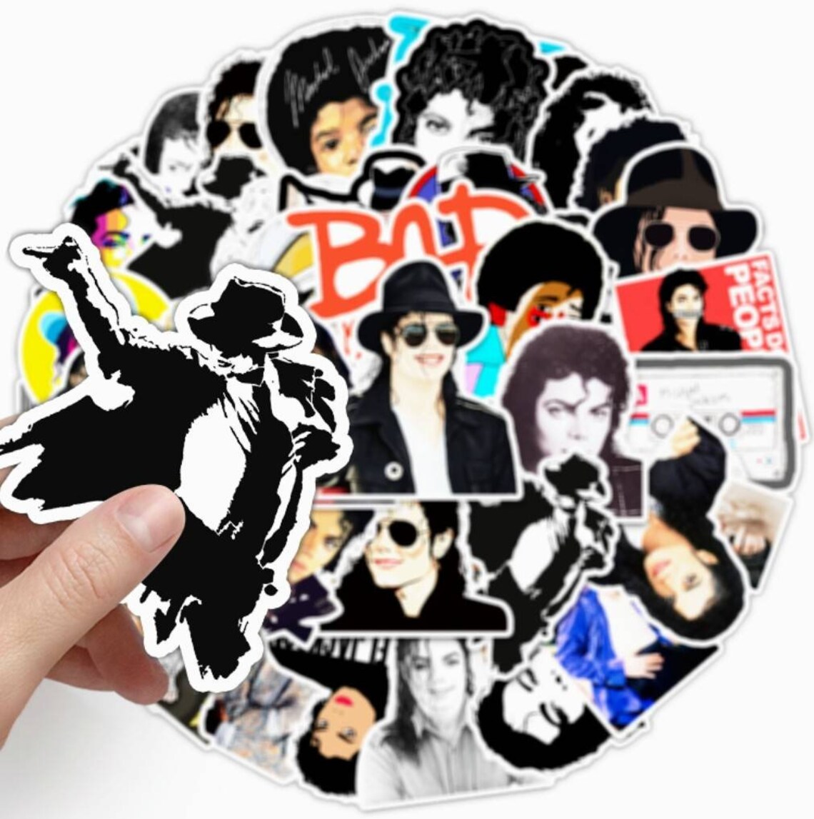 50pcs Michael Jackson Stickers/Superstar Stickers/Legend | Etsy