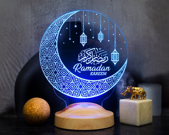 Décorations Ramadan 2024, Lampe Ramadan, Eid Mubarak Decoration, 3D En