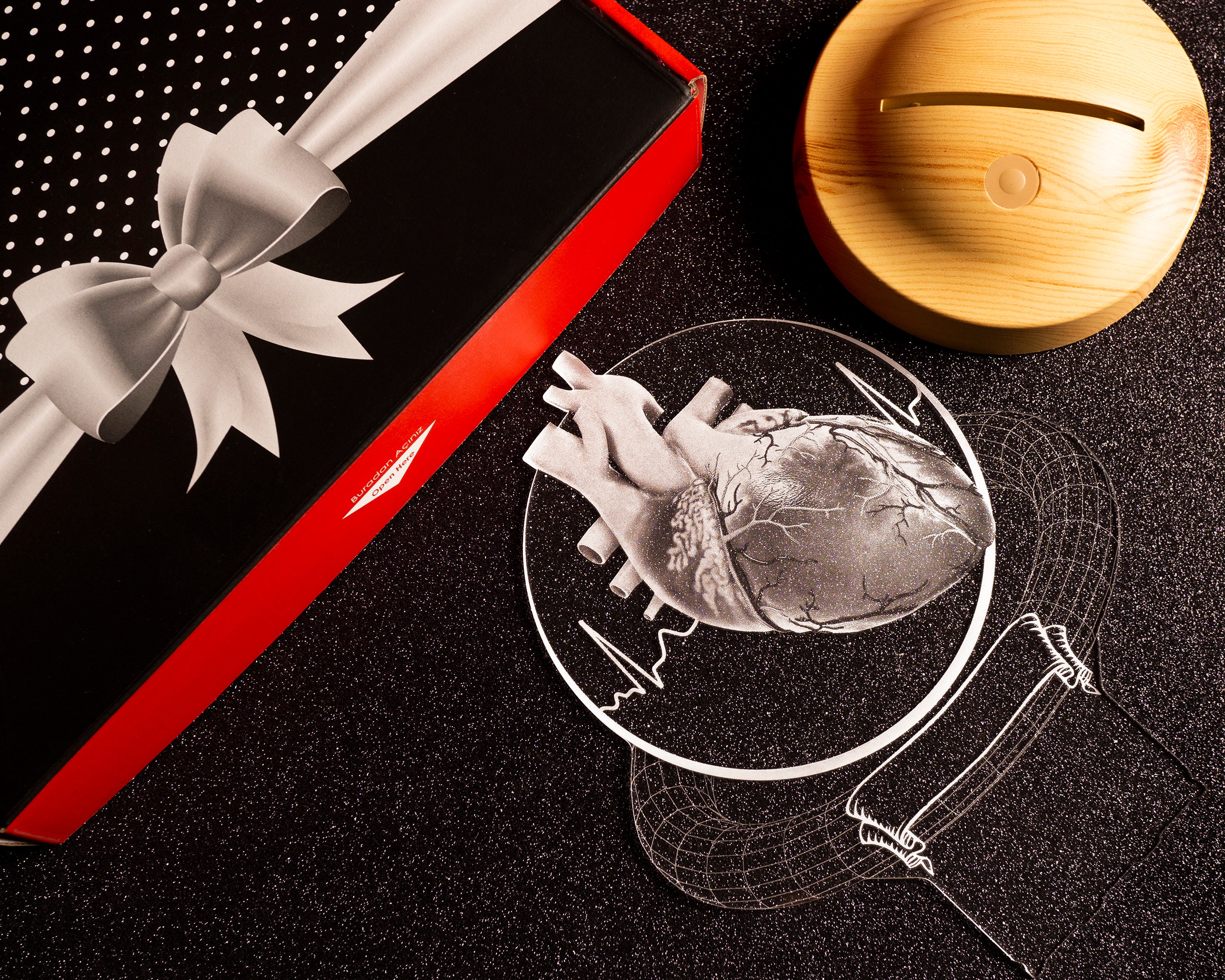 Heart Surgeon Personalized 3D Lamp, Cardiologist Gift, Heart Specialist Unique Doctor Gift,Customized Gifts for Heart Doctor,Cardio thoracic