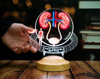 Personalized Urologist LED Lamp, Urology Doctor Gift, Custom Medical Lamp, Urology Graduation Gift, Doctor Desk Decor