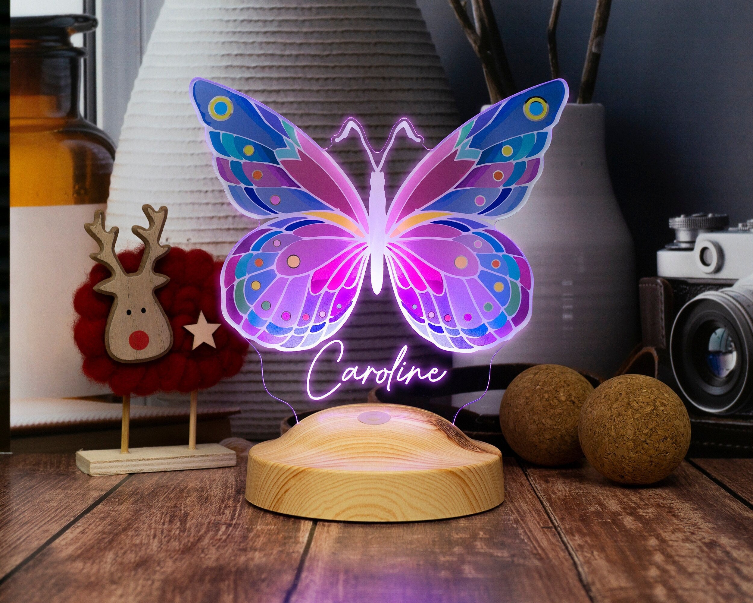 Monarch 2024 butterfly lamp