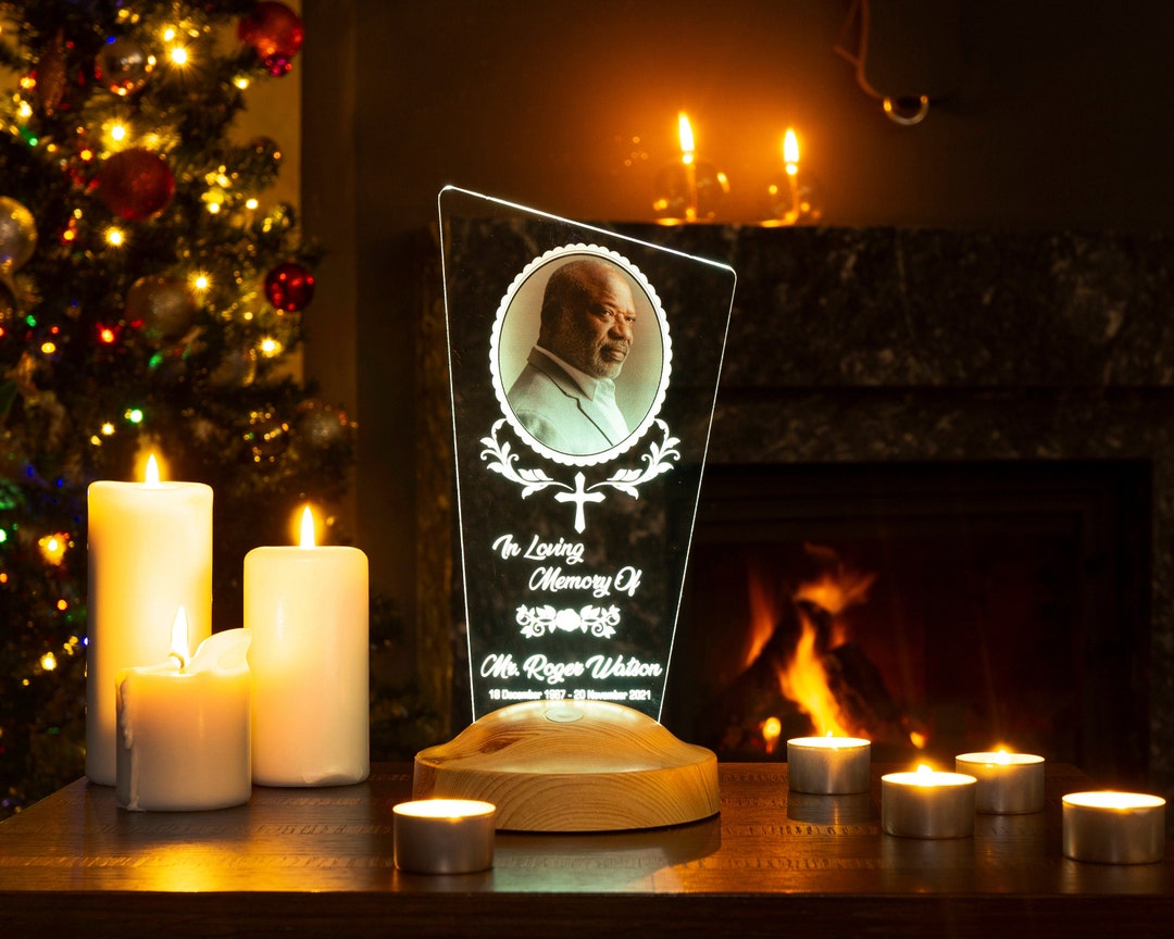 Celebration of Life Table Decoration in Loving Memory Remembrance Light