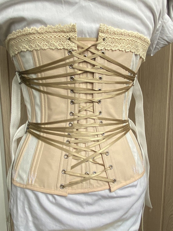 1910s Underbust Corset  Corsets and bustiers, Old fashion dresses,  Underbust corset