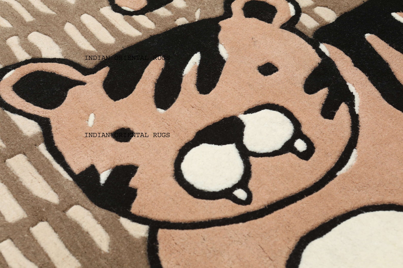 Animal Rug Cat Rug 100 Woolen Hand Tufted Area Rug For Etsy