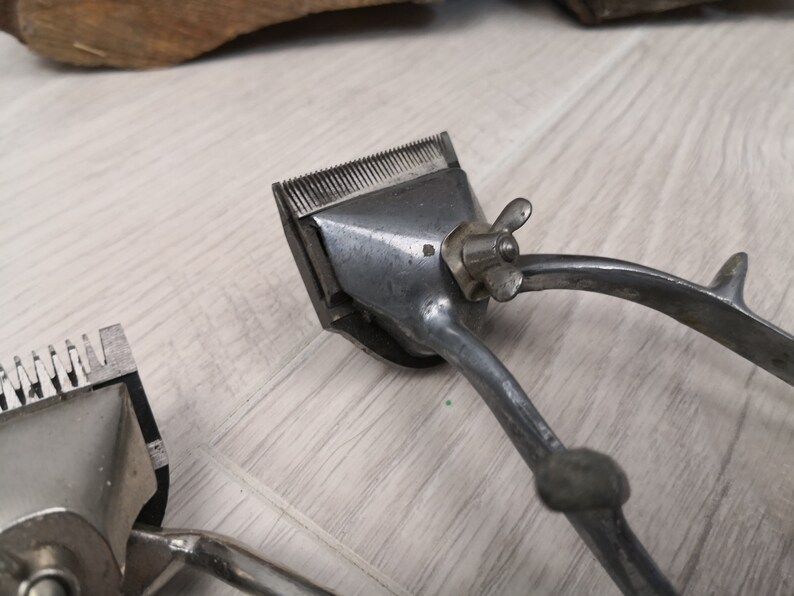 Kit Soviet Vintage Manual Hair Clipper Shearer Trimmer Antique Device Beauty Clippers