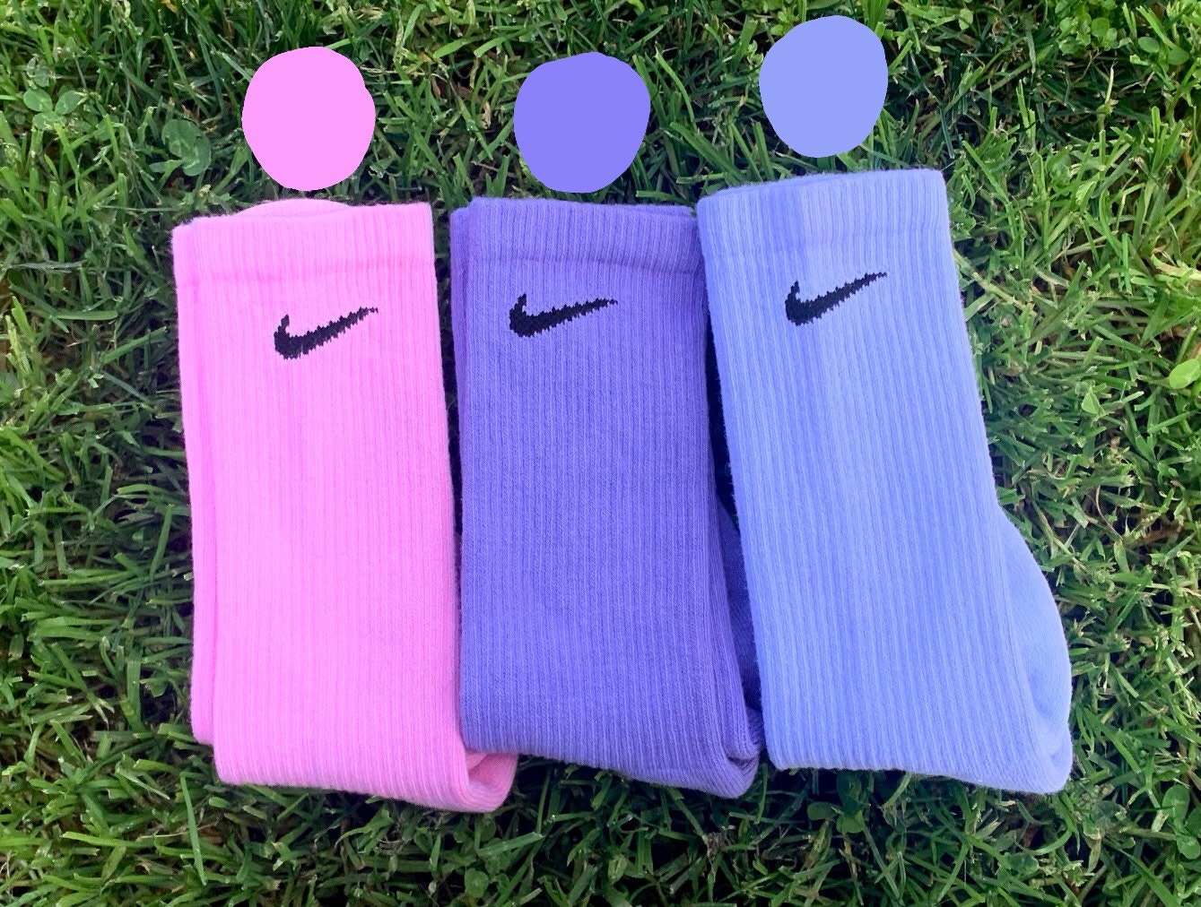 Pastel Nike Socks Etsy